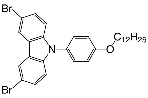 3,6-dibromo-9-(4-(dodecyloxy)phenyl)-9H-carbazoleͼƬ