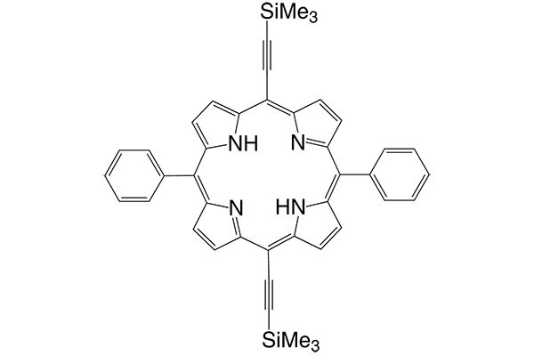 5,15-Di(trimethylsilylethynyl)-10,20-diphenylporphyrinͼƬ