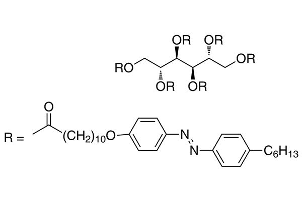 1,2,3,4,5,6-Hexa-O-[11-[4-(4-hexylphenylazo)phenoxy]undecanoyl]-D-mannitolͼƬ