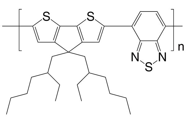 Poly[2,6-(4,4-bis-(2-ethylhexyl)-4H-cyclopenta[2,1-b 3,4-b']dithiophene)-alt-4,7(2,1,3-benzothiadiazole)]ͼƬ